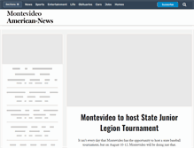 Tablet Screenshot of montenews.com